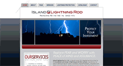 Desktop Screenshot of islandlightningrod.com